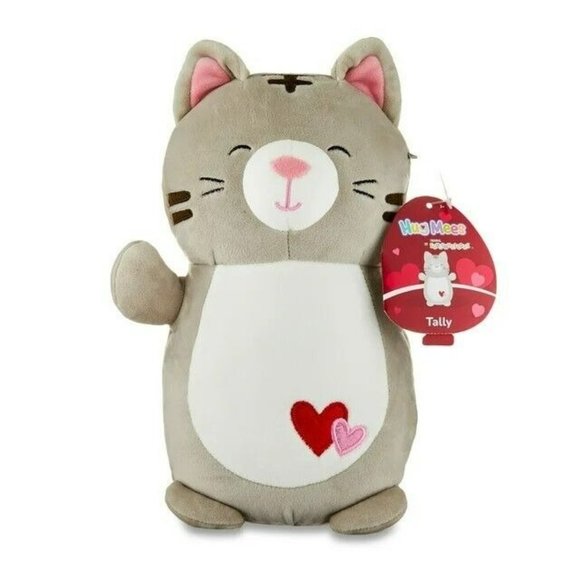 Squishmallows HugMees Tally Cat Plush 10" Gray Stuffed Animal - Picture 1 of 12